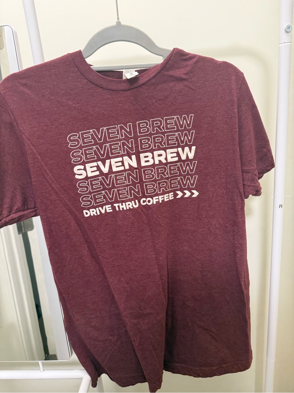 7 Brew Swag Day Shirt Burgundy